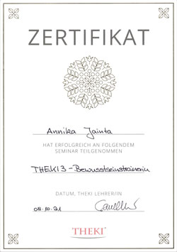 Zertifikat – THEKI 3
